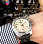 AAA Replica Breitling Avenger II GMT Diamond Watch Cream Face